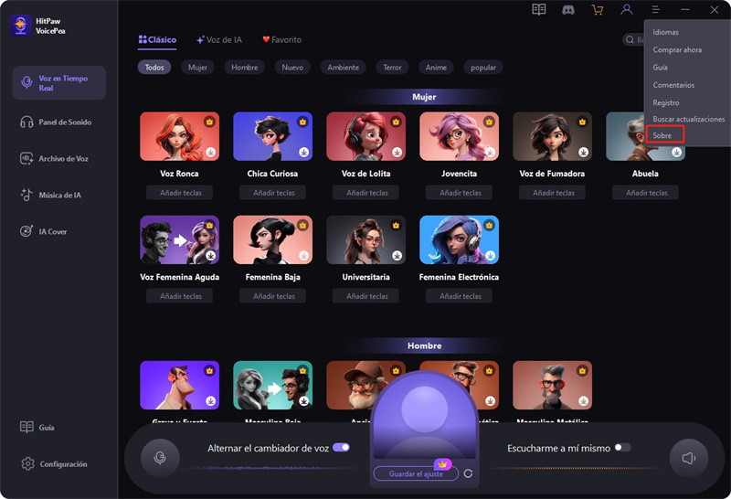 descubrir más informaciones en HitPaw VoicePea